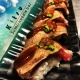kitsu Seared nigiri with spring onion