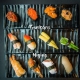 nigiris&gunkans Gunkan and nigiri sushi platter